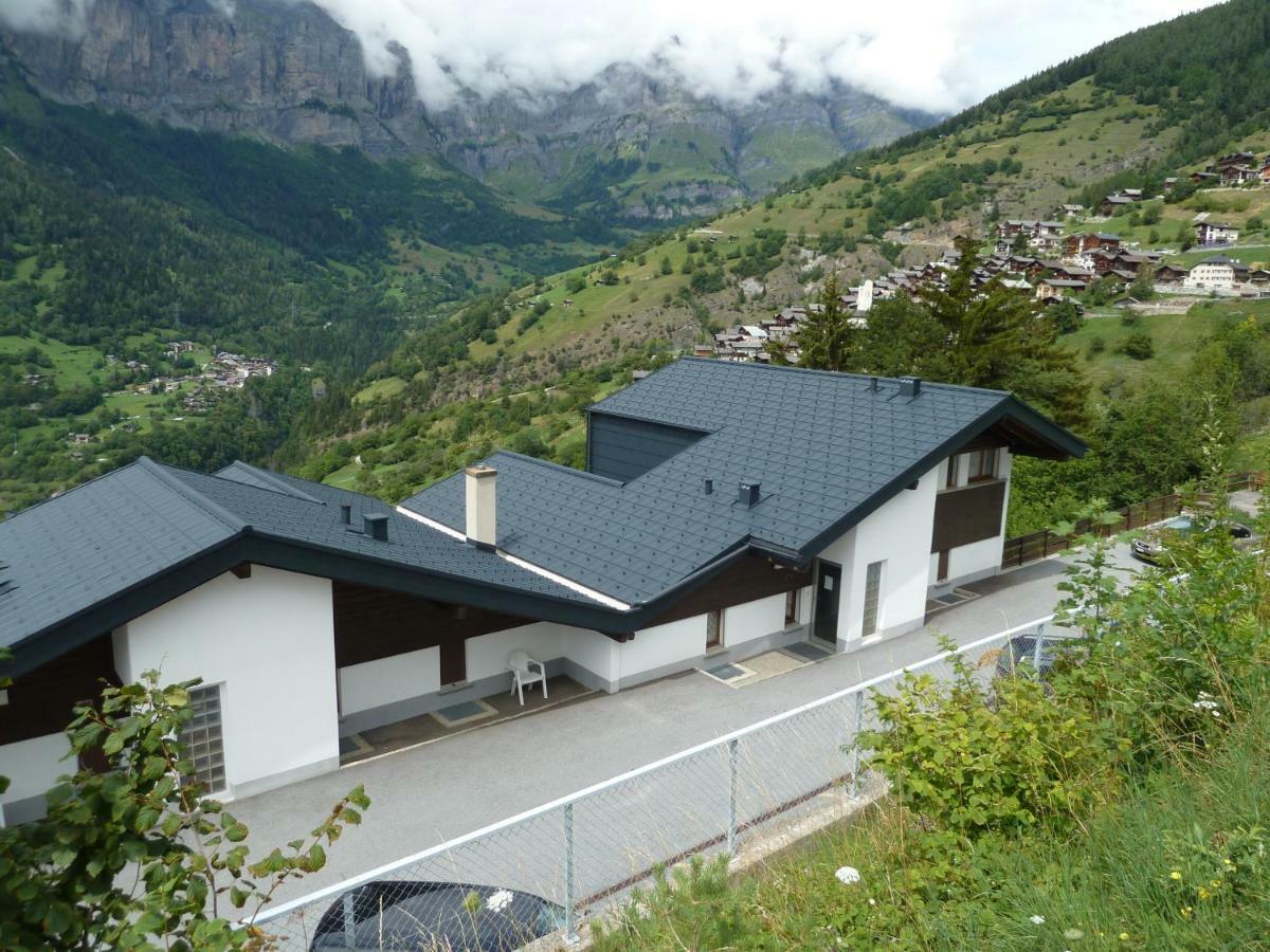 Haus Stadel Wohnung Nr. 36 Albinen Buitenkant foto